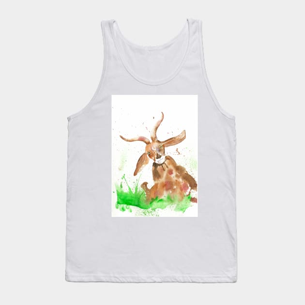 Funny Goat Tank Top by CorinneMatus